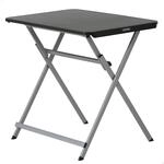 Lifetime 92210 &ndash; Schwarzer klappbarer Beistelltisch | Tragbarer Klapptisch,...