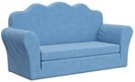 vidaXL Kinder Schlafsofa 2-Sitzer, 2-in-1 Kindersofa mit Schlaffunktion,...