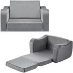 VEVOR Kindersofa Kindersessel aus 28D-Schwamm & kurzem Flor mit Armlehnen, waschbares