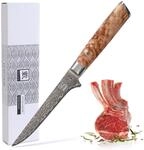 zayiko Kinone Damast Ausbeinmesser und Filetiermesser - 16 cm Klinge aus 67...