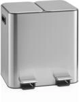hjh OFFICE M&uuml;lleimer Clean 10 &ndash; 2x15L M&uuml;lltrennsystem mit 2 F&auml;chern,...