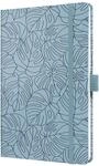 Sigel JN353 Notizbuch A5 liniert hellblau, schwarz, Tagebuch Jolie, Hardcover,
