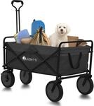 Juskys Bollerwagen 100 kg Tragkraft - Transportwagen faltbar - Einkaufen,...