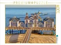 CALVENDO Puzzle Seebr&uuml;cke in Sellin | 1000 Teile Lege-Gr&ouml;&szlig;e 64 x 48 cm Foto-Puzzle