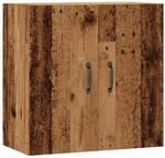 vidaXL Wandschrank Altholz-Optik 60x31x60 cm Holzwerkstoff, Schwebeschrank,