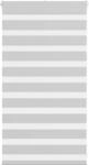 vidaXL Doppelrollo Hellgrau 80x100 cm Stoffbreite 75,9 cm Polyester,...