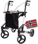 TOPRO Troja Original Rollator Black Series Modell 2025, Faltbarer Premium