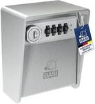 BASI | Schl&uuml;sselsafe mit Zahlenschloss und Notschl&uuml;sselfunktion | 3 mm starkes