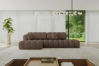 ALTDECOR Ecksofa mit Schlaffunktion L-Form Olea-L2 321x164x75 - Braun