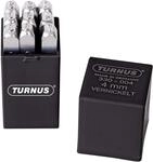 Turnus 330-004 Schlagzahlensatz Schrifth&ouml;he vernickelt 9-teilig, 4mm, 1 St&uuml;ck