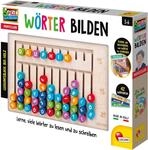 Lisciani - Montessori Schafft W&ouml;rter &ndash; Buchstaben Lernspiel Holz mit 42 Lernkarten
