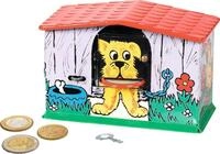 Spardose Hund: 13 x 7 x 8,5 cm, Blech, per St&uuml;ck