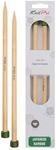 KnitPro K22335 Jackenstricknadeln, Bamboo, Braun, 30 cm x 9 mm, 2