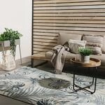 benuta Basic In- & Outdoor Teppich Flora - Mehrfarbig 120x170 cm - Floral Palmen