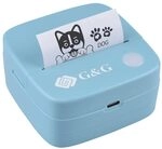 G&G Mini Thermodrucker SD001BL Mobiler Bluetooth Drucker f&uuml;r Handy & Tablet,