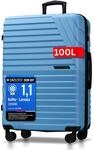 Cocoono Hartschalenkoffer XL Gro&szlig; - 100L Volumen erweiterbar auf 117L - 158cm
