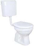 Belvit WC Komplettset, Standtoilette mit Geberit AP110 Aufputz-Sp&uuml;lkasten