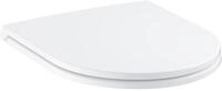 GROHE Bau Keramik, WC Sitz mit Absenkautomatik, Slim (Toilettendeckel mit Soft-Close