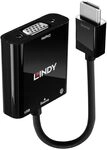 LINDY 38285 HDMI auf VGA und Audio Konverter schwarz 0.1 m
