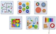 Betzold - Holz-Wandspiel Motorik-Spielzeug 6er-Set Wandelemente Kinder