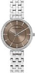 JACQUES LEMANS Damen-Uhren Analog Quarz One Size, Braun, Silber 32032127