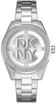 DKNY Quarz Damenuhr Chambers Midi mit Edelstahlarmband