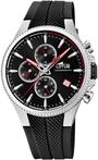 Lotus Herren Analog Uhr Schwarzes Kautschuk - Quarz Sportuhr Herren -...