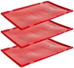 3x Deckel Eurobox 40 x 60 cm Deckel Fleischerkiste 40 x 60 cm Deckel...