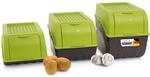 Novaliv Kartoffel Aufbewahrungsboxen Set | 3,5L + 5L + 9L | GR&Uuml;N |...