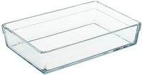 PASTEL Borcam Premium Rechteckiges Tablett, 20 cm x 29 cm, transparent, 2.5...