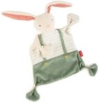 SIGIKID Schnuffeltuch Hase gr&uuml;n Baby Schmusetuch - Spielzeug Stofftier Kuscheltier