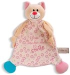 NICI Schmusetuch Katze 25 x 25 cm &ndash; niedliches Schnuffeltuch ab 0 + Monaten,