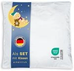 ZOLLNER Kinder & Kleinkinder Premium Daunenbettdecke aus 90% Daunen und 10%...