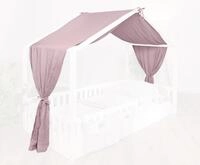 tiSsi&reg; Baldachin Musselin f&uuml;r Hausbetten 90x200 cm Altrosa
