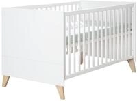 roba Kombi-Kinderbett Leon 70x140 cm - Babybett mit 3 Schlupfsprossen & 3-fach