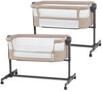Kinderkraft NESTEE UP 2 Beistellbett 2 in 1, Kinderreisebett mit Matratze Laken,