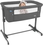 ib style Aluna 3in1 Beistellbett, Babybett, Zustellbett, weiche Matratze, 5-Fach