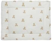 Jollein Krabbeldecke f&uuml;r Baby - Teddy Bear - Bio-Baumwolle - Laufgittereinlage -