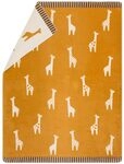 David Fussenegger Kinderdecke Mila 'Giraffen' 150 x 200 cm Gold - Gelb