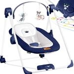 KIDIZ&reg; Babywippe Babyschaukel mit 5 Geschwindigkeitseinstellungen...