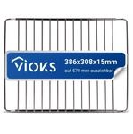 VIOKS Backofen Gitterrost Ausziehbar 386/570x308mm & Herd Grillrost...