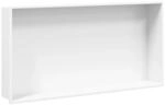 vidaXL Duschnische Mattwei&szlig; 62x32x9 cm Edelstahl, Wandnische, Wandnische...