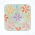 Homescapes Badematte rutschfest, waschbarer bunter Badteppich, 100% Baumwolle,