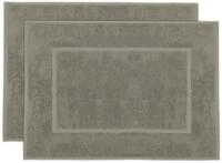 ZOLLNER 2er Set Badematten in 50x70 cm - saugstarke und Flauschige Badvorleger...