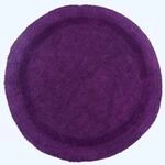 Homescapes Runde Badematte lila, Premium Badvorleger 80 cm, Badteppich...