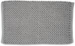 kela Badematte rutschfest 60 x 100 x 2 cm Marie, Badezimmerteppich grau, waschbar,