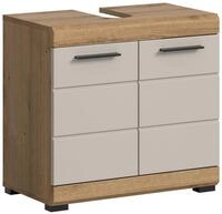 xonox.home - Waschbeckenunterschrank Scout 60x56x34 cm in Evoak Oak und Kaschmir matt