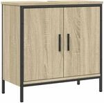 vidaXL Waschbeckenunterschrank, Waschbeckenschrank mit viel Stauraum,...