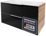 B.Brillant Waschbeckenunterschrank &ndash; inklusive wei&szlig;em Waschbecken aus Glas...