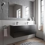 BERNSTEIN Badm&ouml;bel-Set Ava 140cm bestehend aus Mineralguss-Doppel-Waschbecken mit